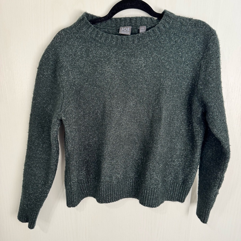 Joseph Abboud Women's Dark Green Crew Neck Sweater